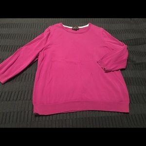 Berry colored Landsend Supima Sweater Size XL